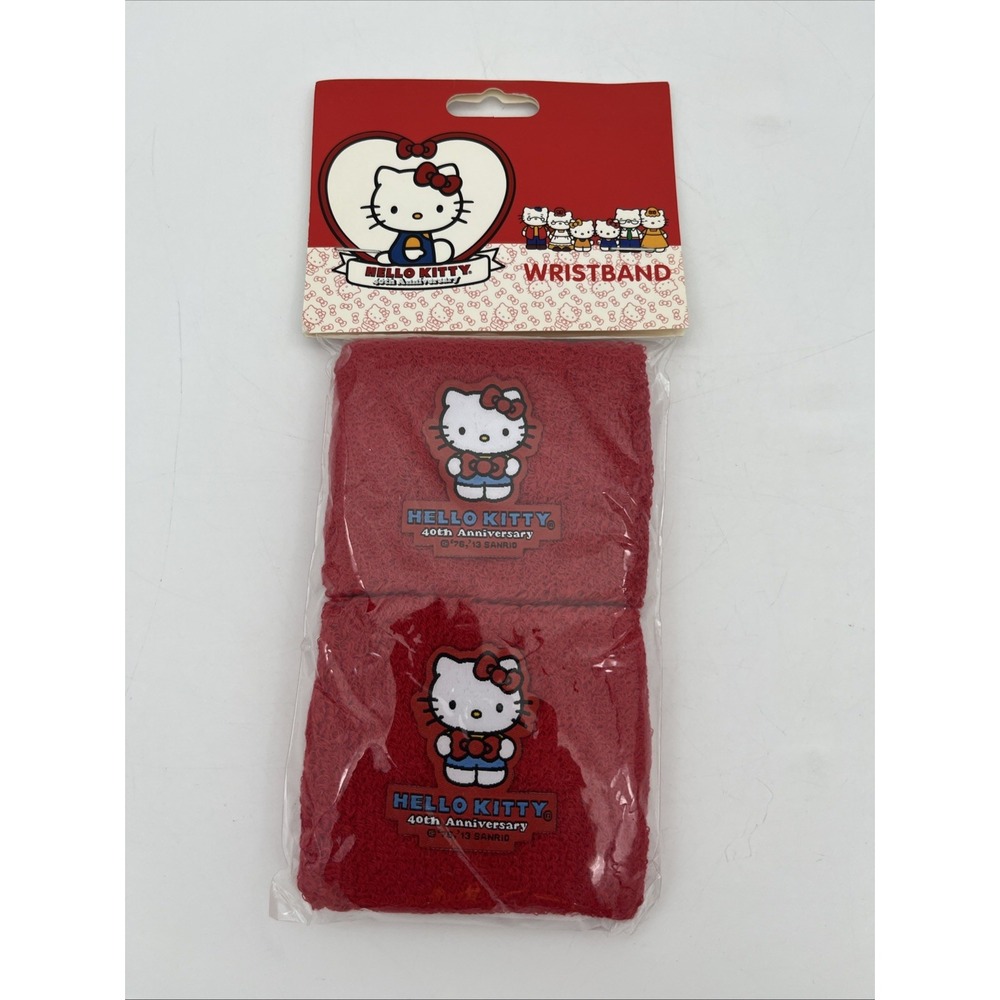 HELLO KITTY 40TH ANNIVERSARY  Wristband All Red Set In Grammy Swap Bag‎